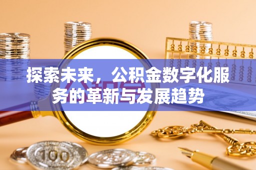 南关探索未来，公积金数字化服务的革新与发展趋势