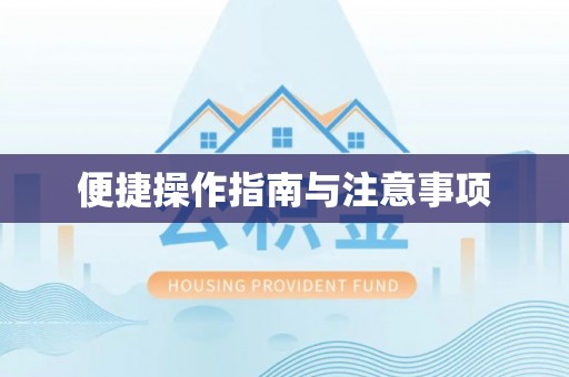 南关便捷操作指南与注意事项